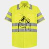 Men's High Visibility Safety Short Sleeve Work Shirt Thumbnail