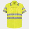 Men's High Visibility Safety Short Sleeve Work Shirt Thumbnail