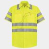 Men's High Visibility Safety Short Sleeve Work Shirt Thumbnail