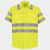 Men's High Visibility Safety Short Sleeve Work Shirt Thumbnail
