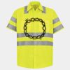 Men's High Visibility Safety Short Sleeve Work Shirt Thumbnail