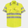 Men's High Visibility Safety Short Sleeve Work Shirt Thumbnail