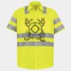 Men's High Visibility Safety Short Sleeve Work Shirt Thumbnail