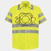 Men's High Visibility Safety Short Sleeve Work Shirt Thumbnail