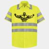 Men's High Visibility Safety Short Sleeve Work Shirt Thumbnail