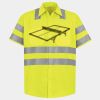 Men's High Visibility Safety Short Sleeve Work Shirt Thumbnail