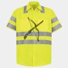 Men's High Visibility Safety Short Sleeve Work Shirt Thumbnail