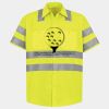 Men's High Visibility Safety Short Sleeve Work Shirt Thumbnail