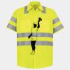Men's High Visibility Safety Short Sleeve Work Shirt Thumbnail