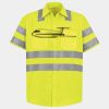 Men's High Visibility Safety Short Sleeve Work Shirt Thumbnail