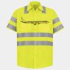 Men's High Visibility Safety Short Sleeve Work Shirt Thumbnail