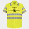 Men's High Visibility Safety Short Sleeve Work Shirt Thumbnail