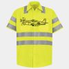 Men's High Visibility Safety Short Sleeve Work Shirt Thumbnail