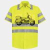 Men's High Visibility Safety Short Sleeve Work Shirt Thumbnail