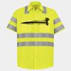 Men's High Visibility Safety Short Sleeve Work Shirt Thumbnail