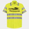 Men's High Visibility Safety Short Sleeve Work Shirt Thumbnail