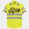 Men's High Visibility Safety Short Sleeve Work Shirt Thumbnail