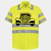 Men's High Visibility Safety Short Sleeve Work Shirt Thumbnail