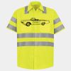 Men's High Visibility Safety Short Sleeve Work Shirt Thumbnail