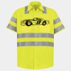 Men's High Visibility Safety Short Sleeve Work Shirt Thumbnail