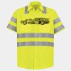 Men's High Visibility Safety Short Sleeve Work Shirt Thumbnail