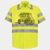 Men's High Visibility Safety Short Sleeve Work Shirt Thumbnail