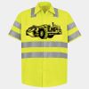 Men's High Visibility Safety Short Sleeve Work Shirt Thumbnail