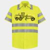 Men's High Visibility Safety Short Sleeve Work Shirt Thumbnail