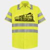 Men's High Visibility Safety Short Sleeve Work Shirt Thumbnail