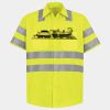 Men's High Visibility Safety Short Sleeve Work Shirt Thumbnail