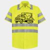 Men's High Visibility Safety Short Sleeve Work Shirt Thumbnail