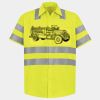 Men's High Visibility Safety Short Sleeve Work Shirt Thumbnail