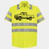 Men's High Visibility Safety Short Sleeve Work Shirt Thumbnail