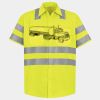 Men's High Visibility Safety Short Sleeve Work Shirt Thumbnail