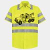 Men's High Visibility Safety Short Sleeve Work Shirt Thumbnail