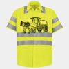 Men's High Visibility Safety Short Sleeve Work Shirt Thumbnail