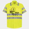 Men's High Visibility Safety Short Sleeve Work Shirt Thumbnail