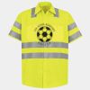 Men's High Visibility Safety Short Sleeve Work Shirt Thumbnail