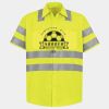 Men's High Visibility Safety Short Sleeve Work Shirt Thumbnail