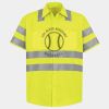 Men's High Visibility Safety Short Sleeve Work Shirt Thumbnail