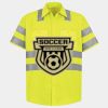 Men's High Visibility Safety Short Sleeve Work Shirt Thumbnail