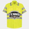 Men's High Visibility Safety Short Sleeve Work Shirt Thumbnail