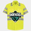 Men's High Visibility Safety Short Sleeve Work Shirt Thumbnail