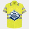 Men's High Visibility Safety Short Sleeve Work Shirt Thumbnail