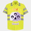 Men's High Visibility Safety Short Sleeve Work Shirt Thumbnail
