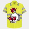 Men's High Visibility Safety Short Sleeve Work Shirt Thumbnail