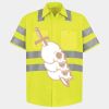 Men's High Visibility Safety Short Sleeve Work Shirt Thumbnail