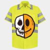 Men's High Visibility Safety Short Sleeve Work Shirt Thumbnail