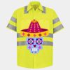 Men's High Visibility Safety Short Sleeve Work Shirt Thumbnail