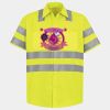 Men's High Visibility Safety Short Sleeve Work Shirt Thumbnail